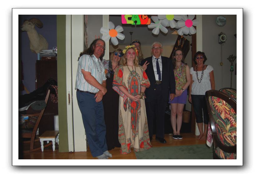 The whole hippy bunch